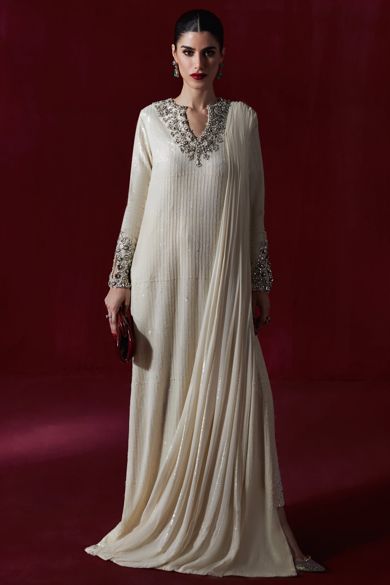 Elan | Lumiere Luxury Pret | POUSSIÈRE DE LUNE (EP-20997) - House Of Hania