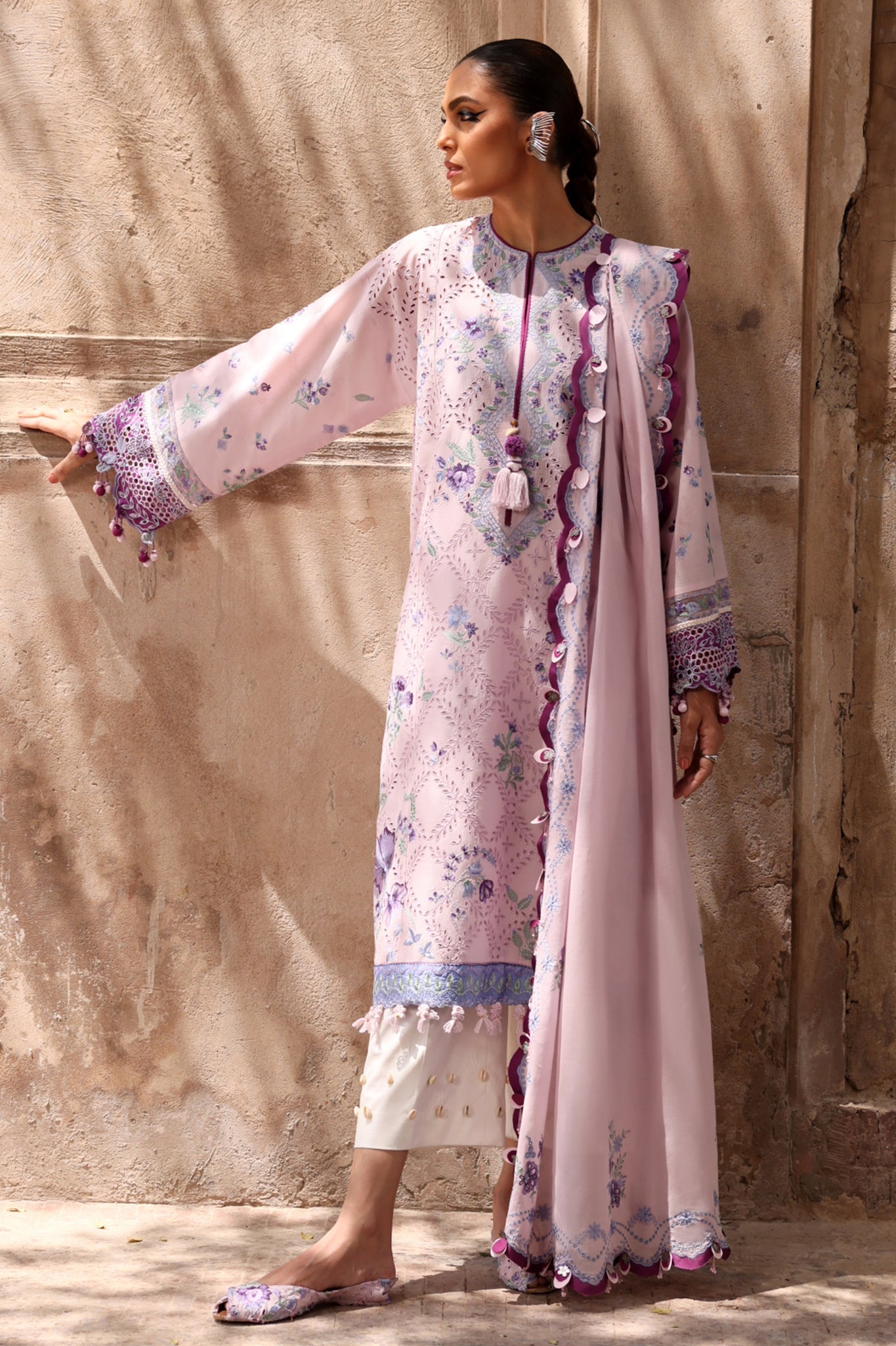 Elan | Luxury Lawn 25 | ALARA (EL25-12 B) - House Of Hania