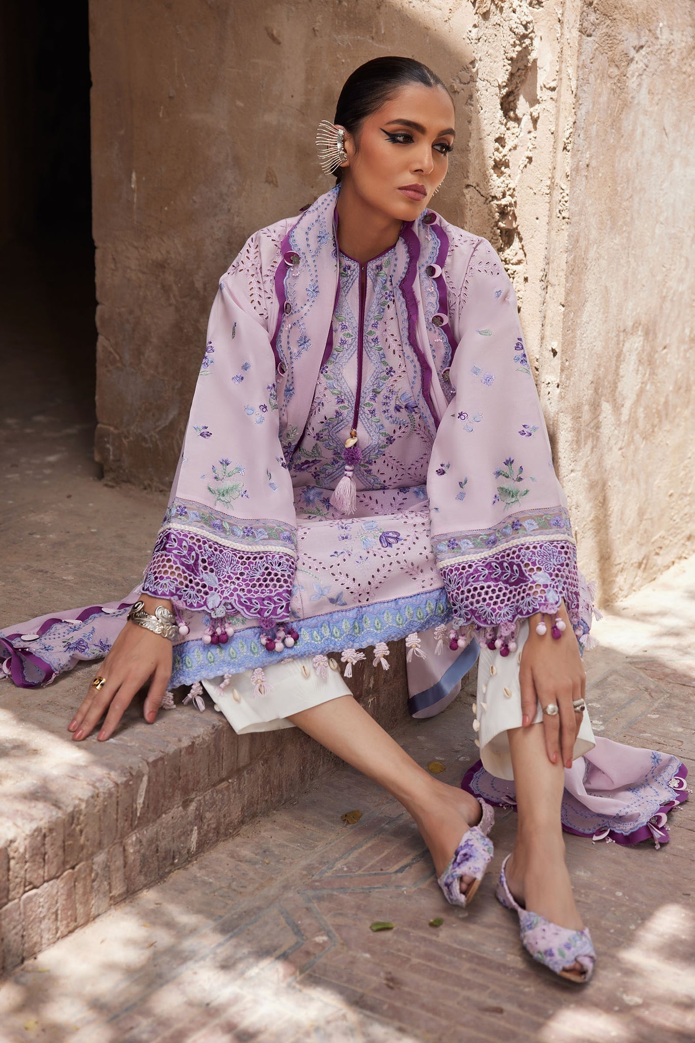 Elan | Luxury Lawn 25 | ALARA (EL25-12 B) - House Of Hania