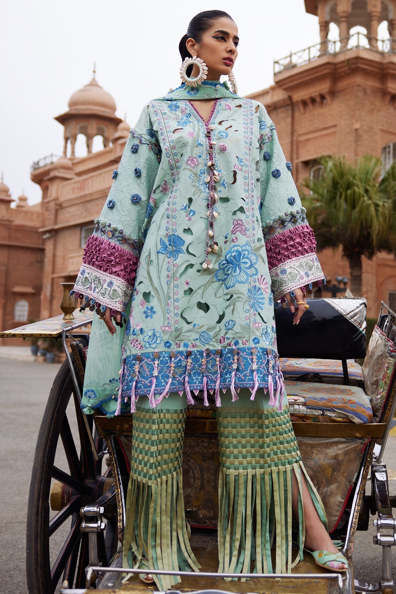 Elan | Luxury Lawn 25 | AMARA (EL25-09 B) - House Of Hania