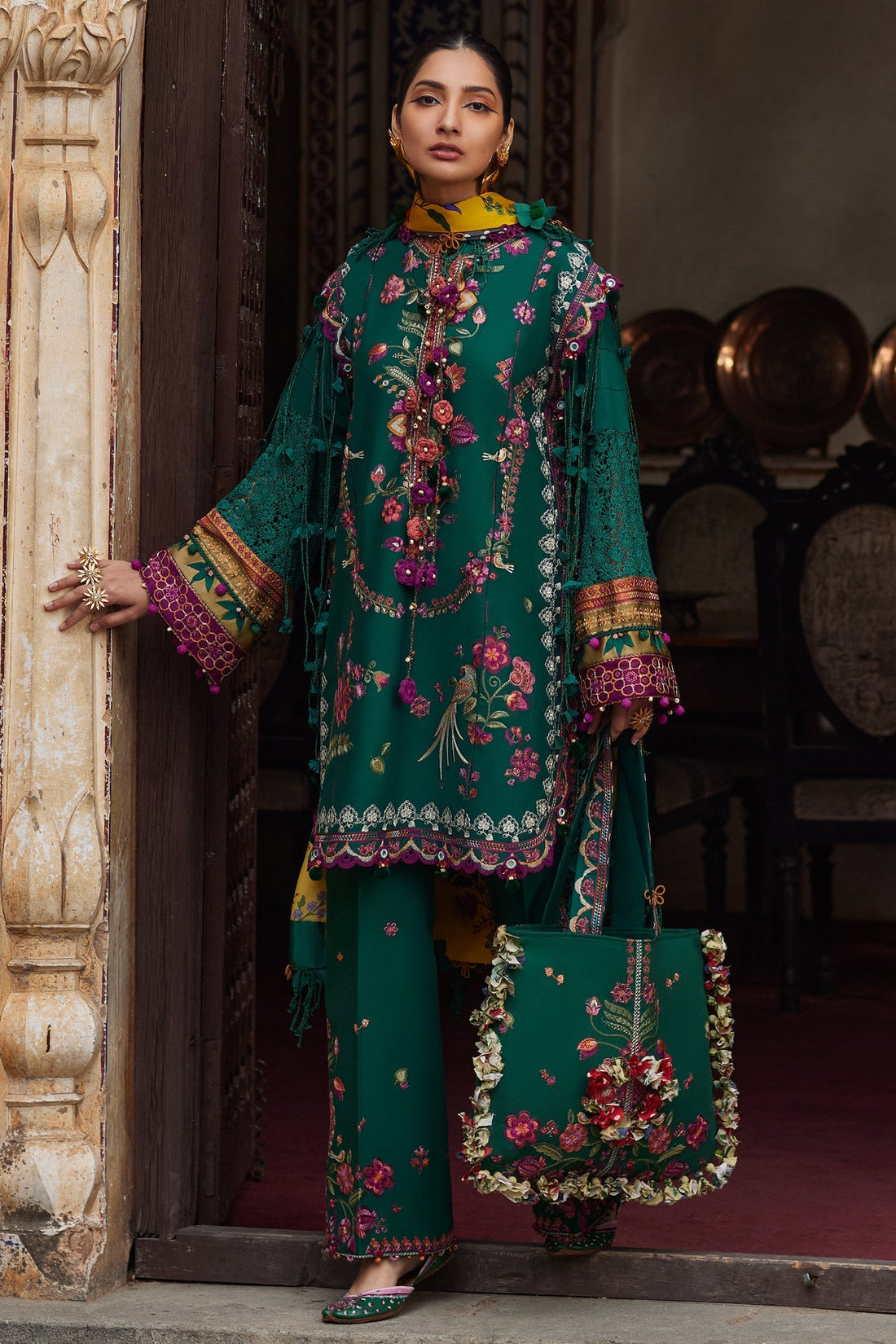 Elan | Luxury Lawn 25 | AURIELLE (EL25-06 A) - House Of Hania