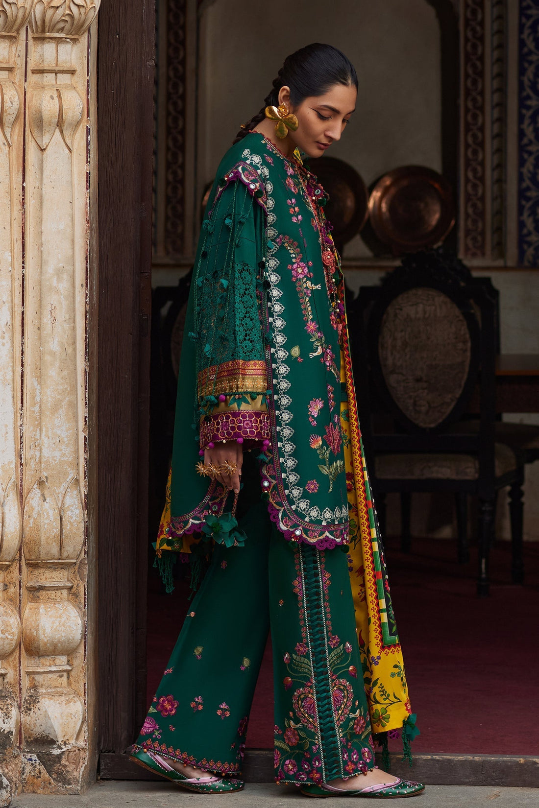 Elan | Luxury Lawn 25 | AURIELLE (EL25-06 A) - House Of Hania