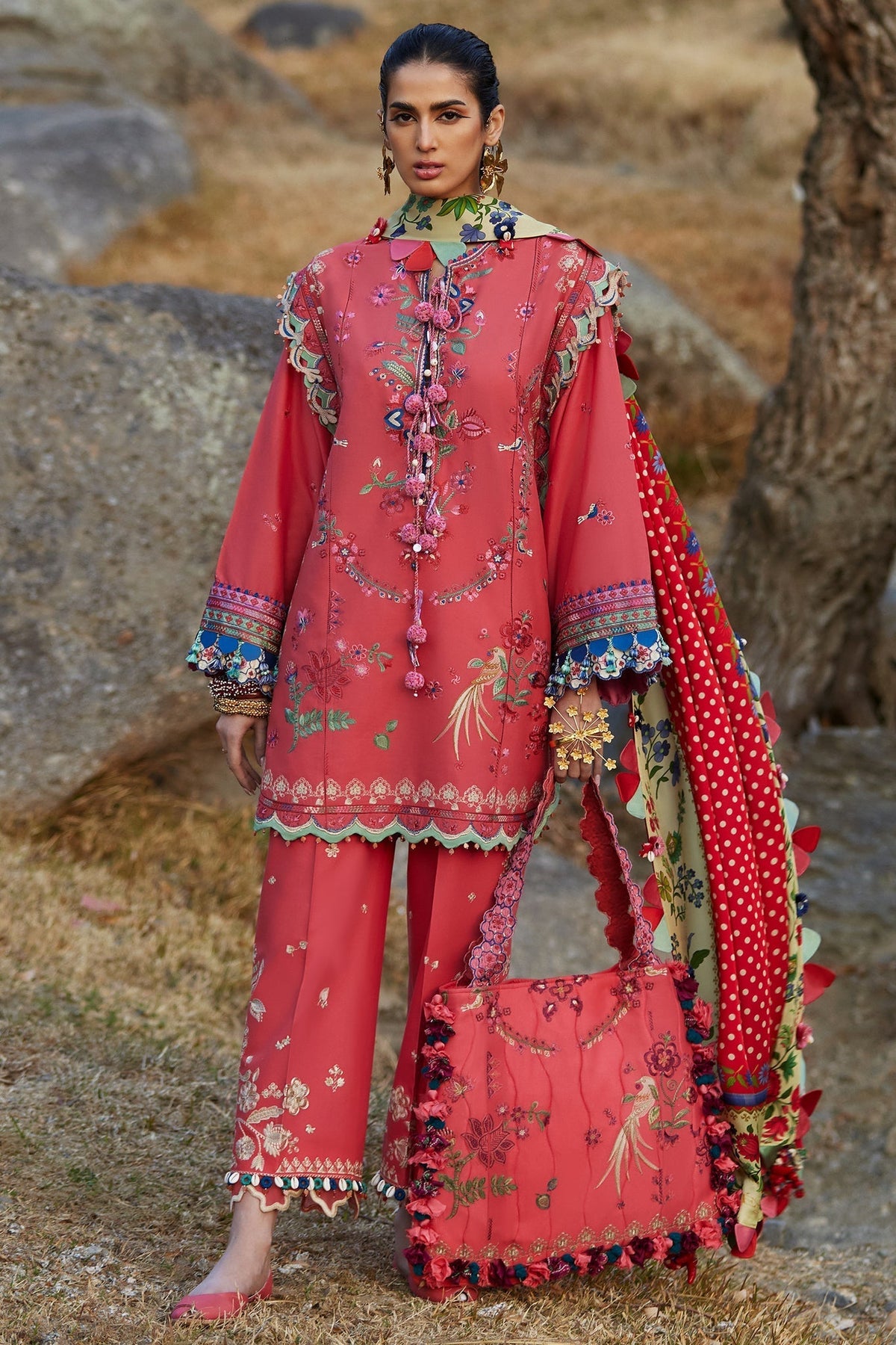 Elan | Luxury Lawn 25 | AURIELLE (EL25-06 B) - House Of Hania