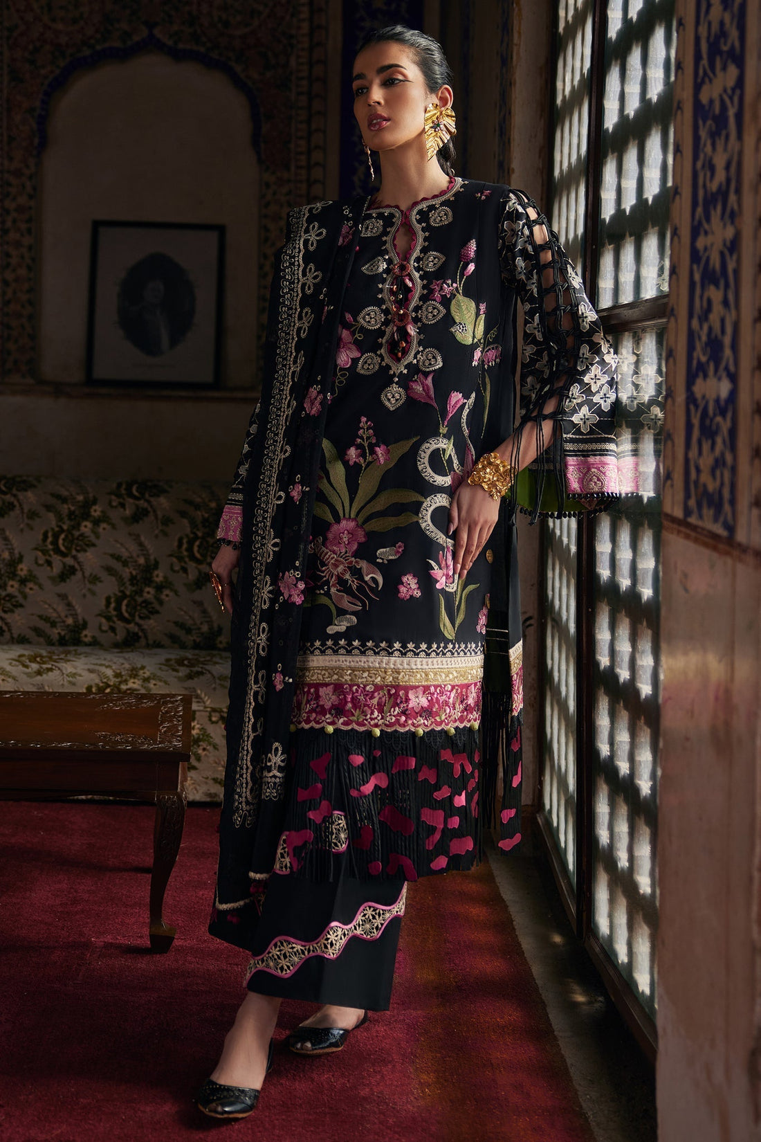 Elan | Luxury Lawn 25 | AZUREH (EL25-04 A) - House Of Hania