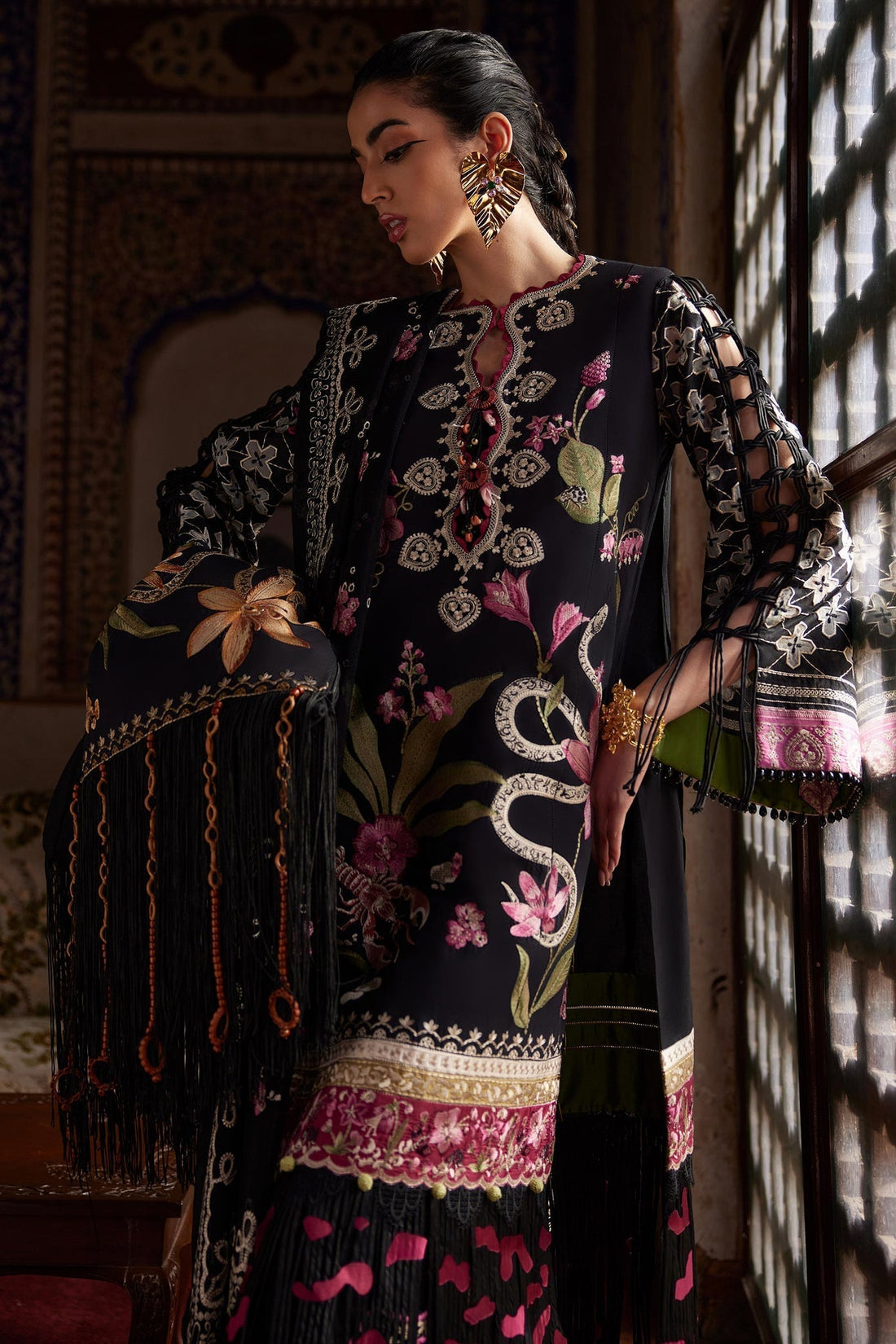 Elan | Luxury Lawn 25 | AZUREH (EL25-04 A) - House Of Hania