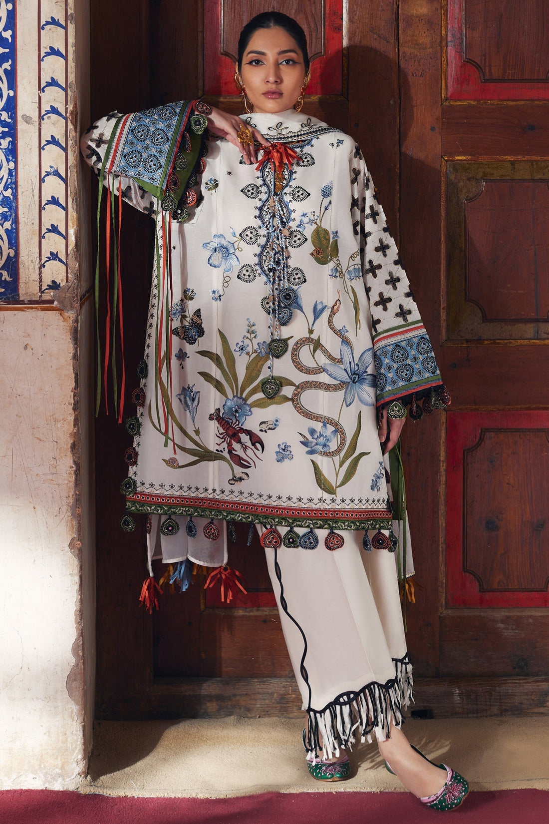 Elan | Luxury Lawn 25 | AZUREH (EL25-04 B) - House Of Hania