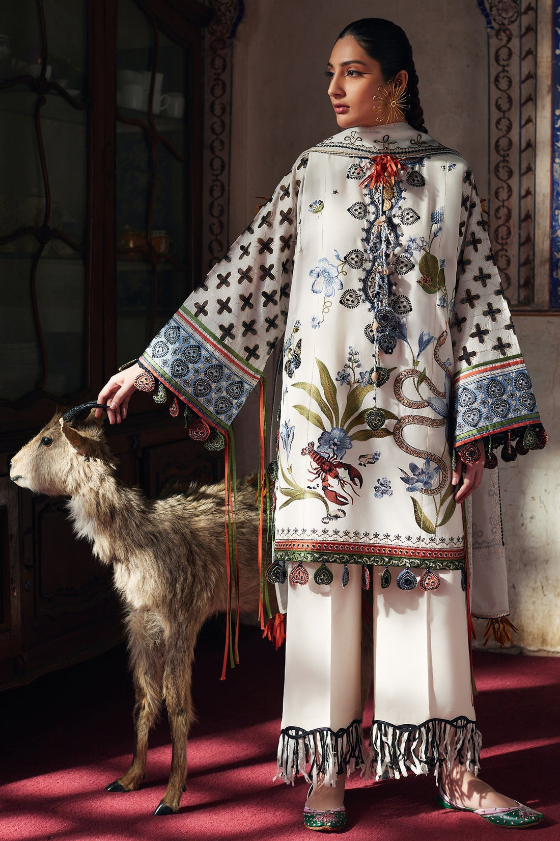 Elan | Luxury Lawn 25 | AZUREH (EL25-04 B) - House Of Hania