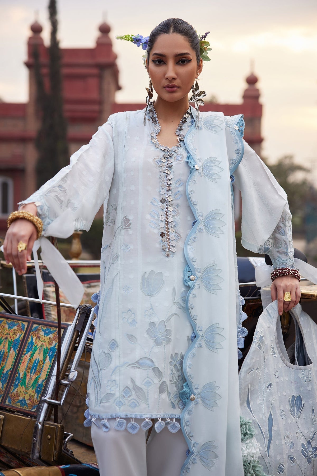 Elan | Luxury Lawn 25 | CELESTINE (EL25-05 B) - House Of Hania