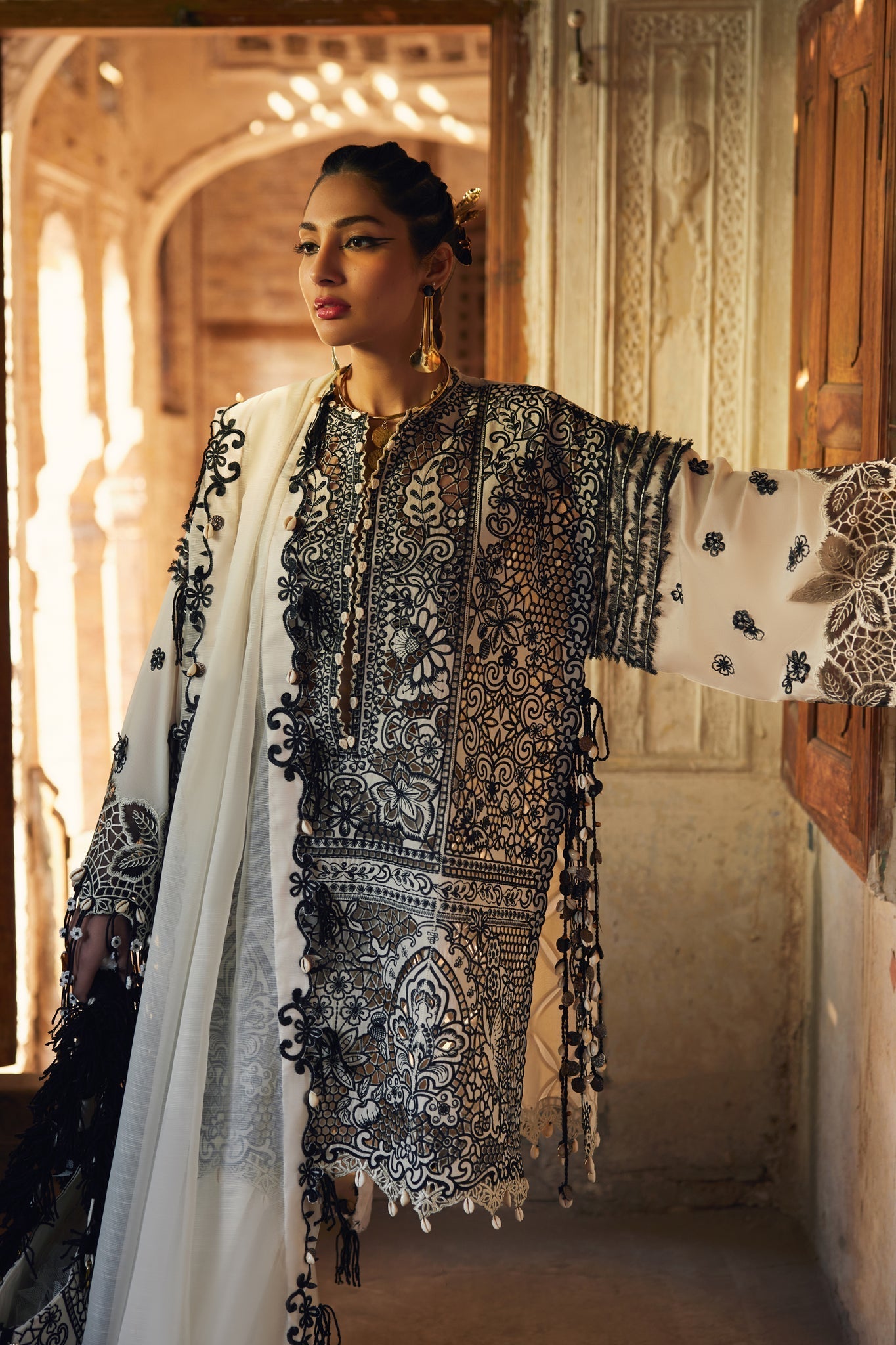 Elan | Luxury Lawn 25 | ISLA (EL25-02 B) - House Of Hania
