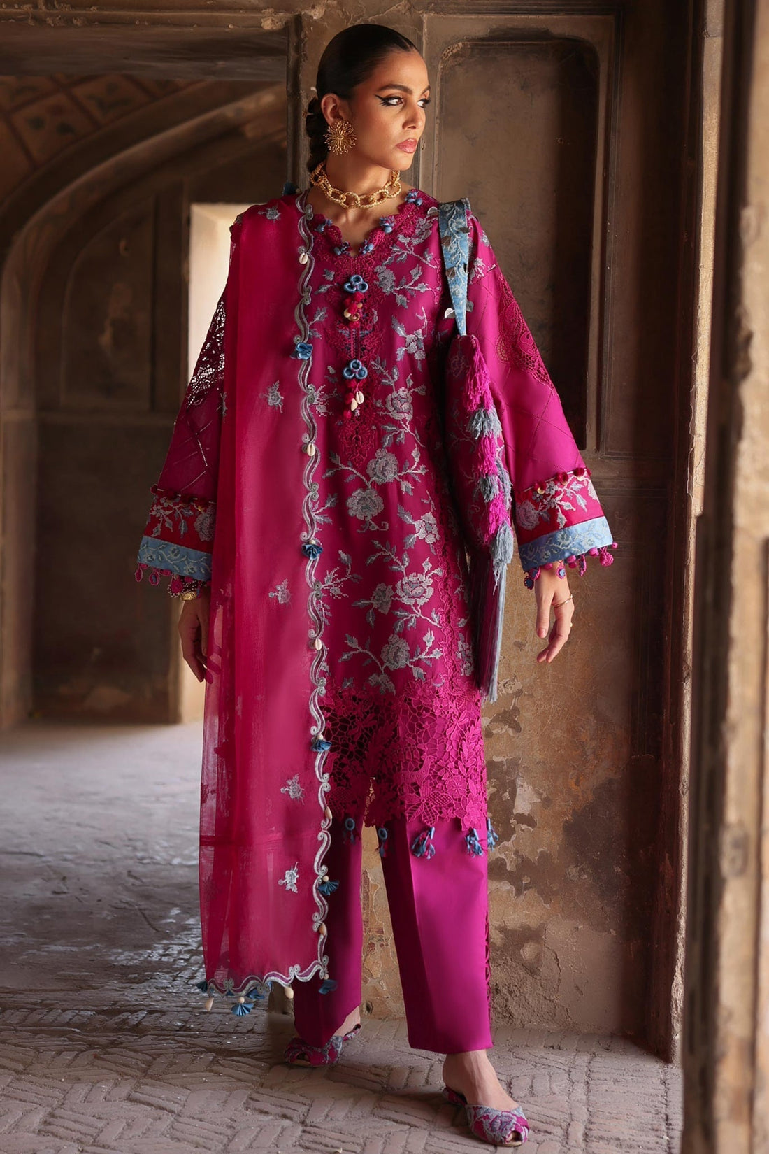 Elan | Luxury Lawn 25 | OPHELIA (EL25-10 B) - House Of Hania