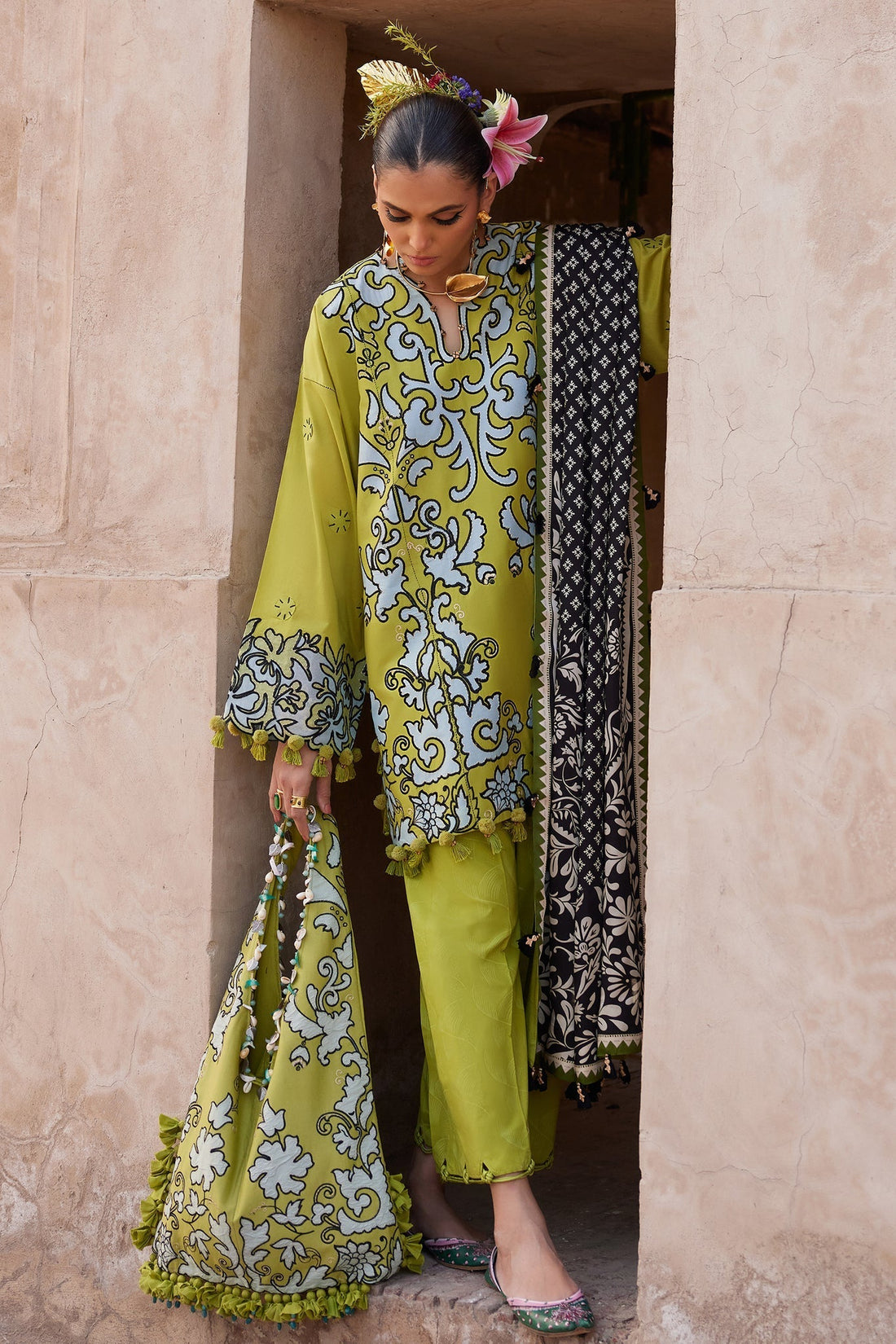 Elan | Luxury Lawn 25 | SOLENE (EL25-03 A) - House Of Hania