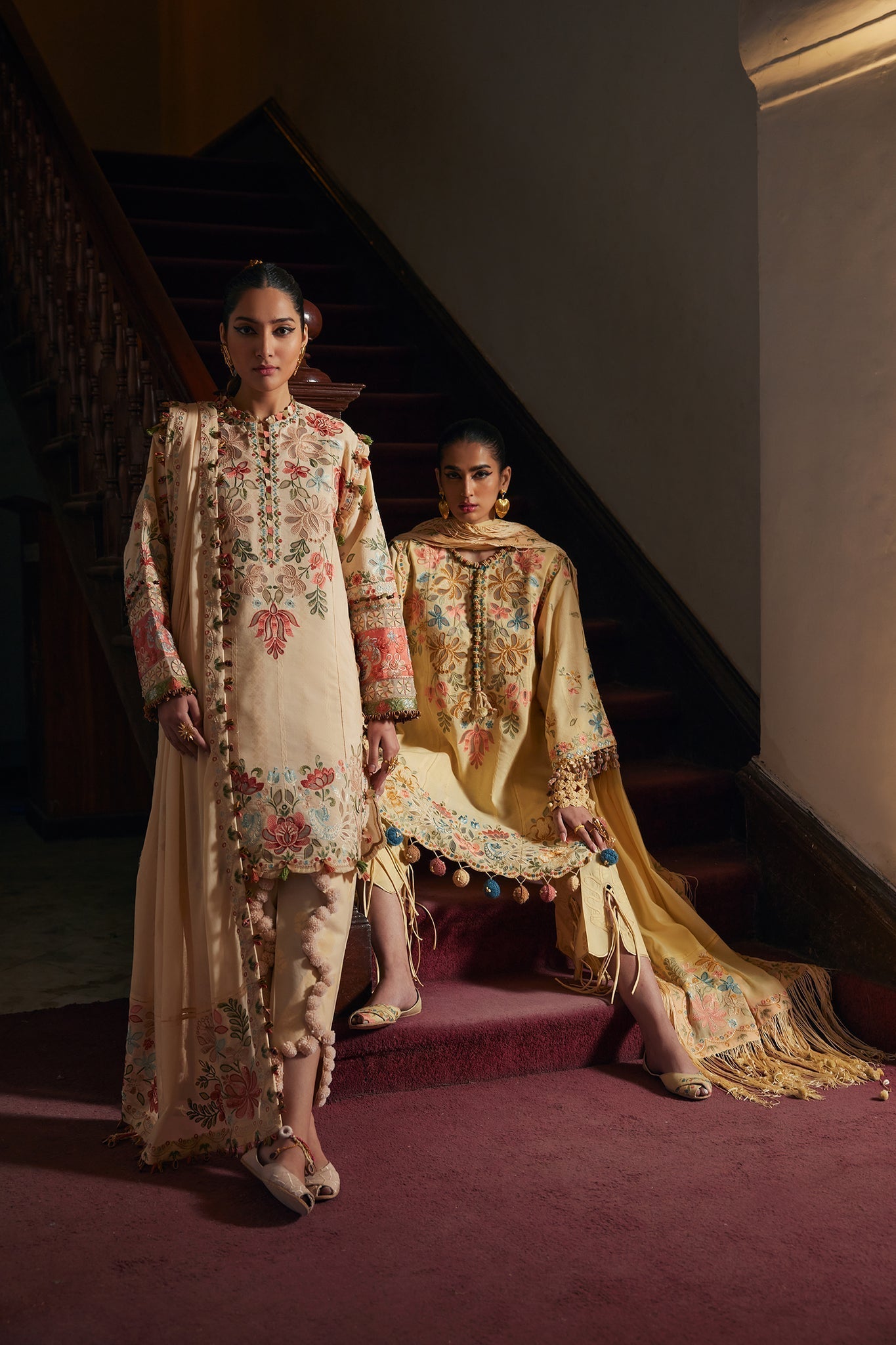 Elan | Luxury Lawn 25 | ZAHARA (EL25-07 A) - House Of Hania