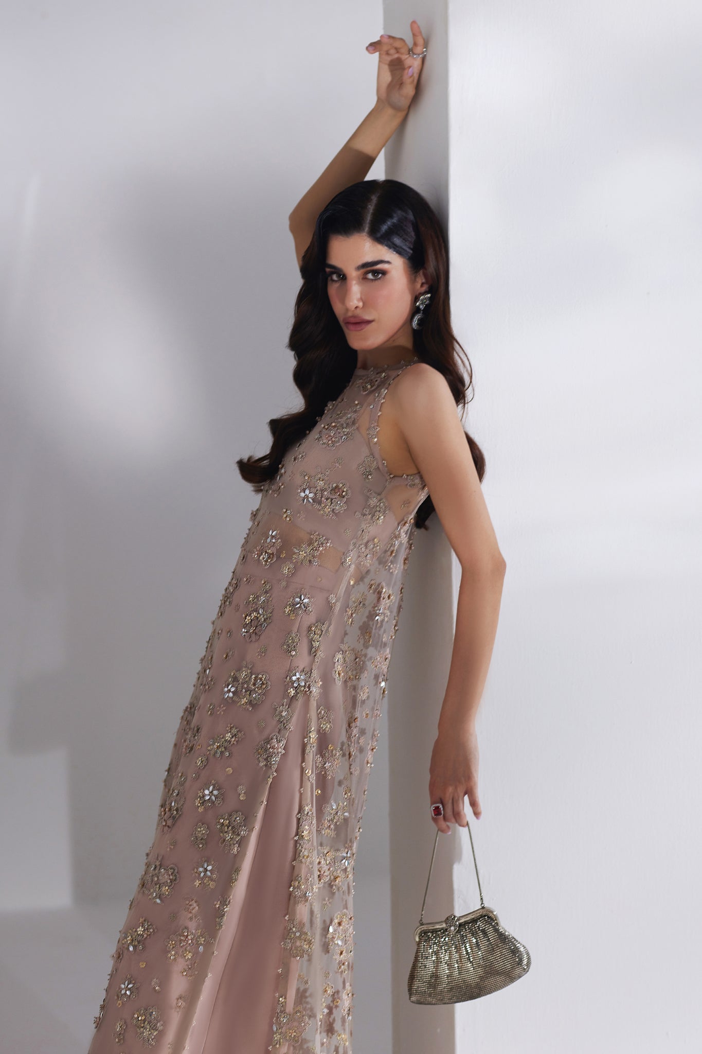 Elan | Luxury Wedding Wears | BRUME ROSÉE (EP-20885) - House Of Hania