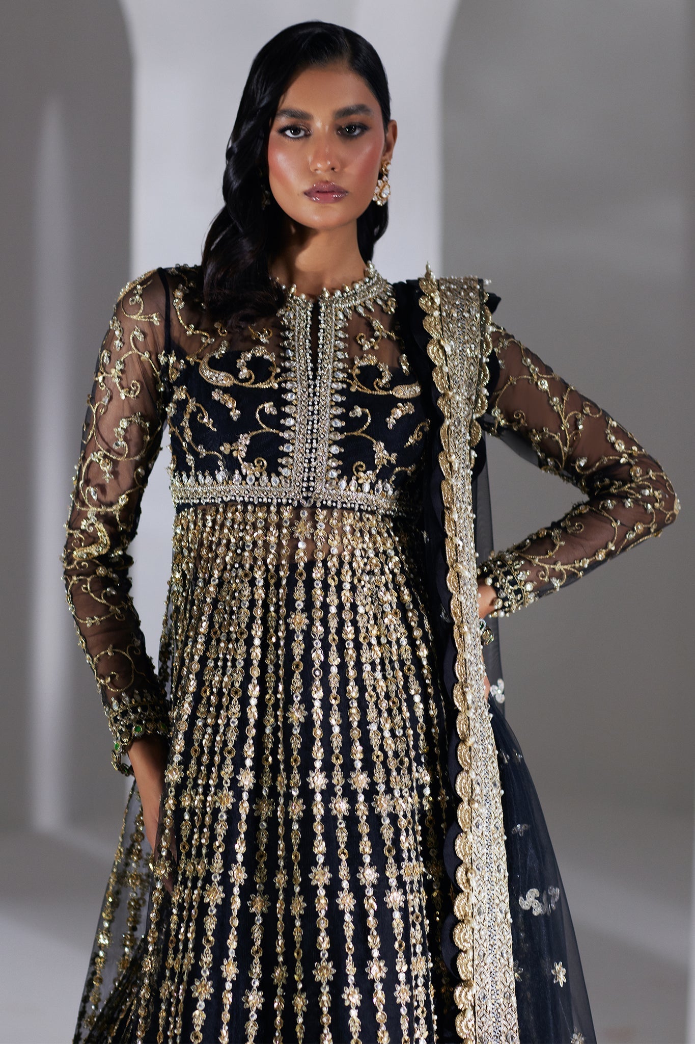 Elan | Luxury Wedding Wears | LUEUR DORÉE (EP-21000) - House Of Hania