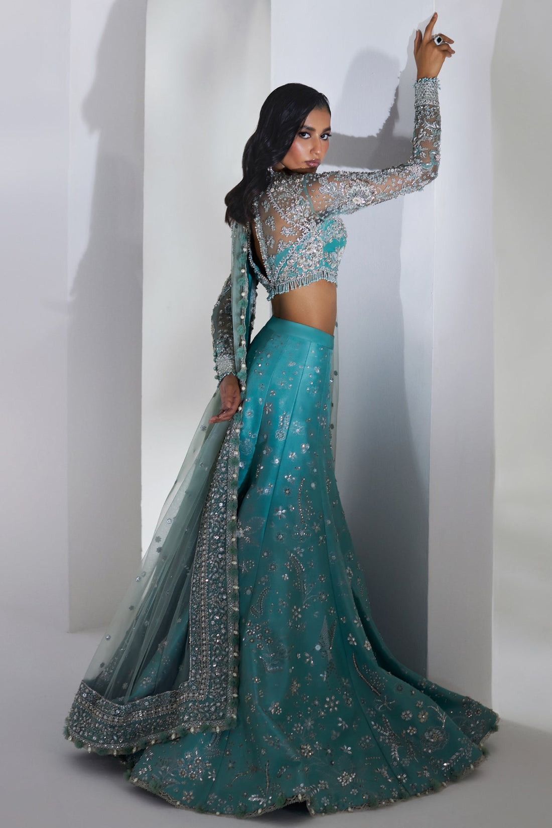 Elan | Luxury Wedding Wears | ÉTINCELLE DE CRISTAL (EP-21007) - House Of Hania