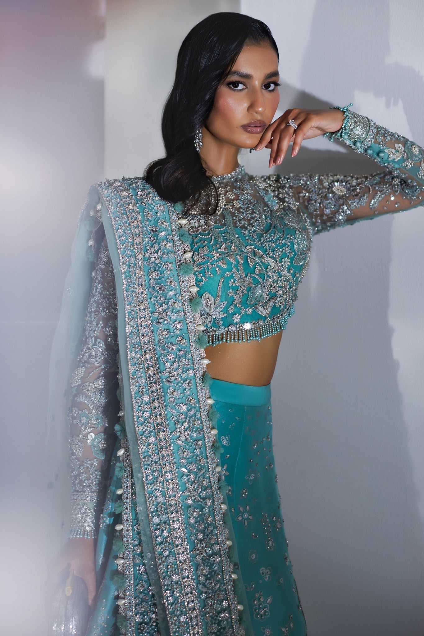 Elan | Luxury Wedding Wears | ÉTINCELLE DE CRISTAL (EP-21007) - House Of Hania