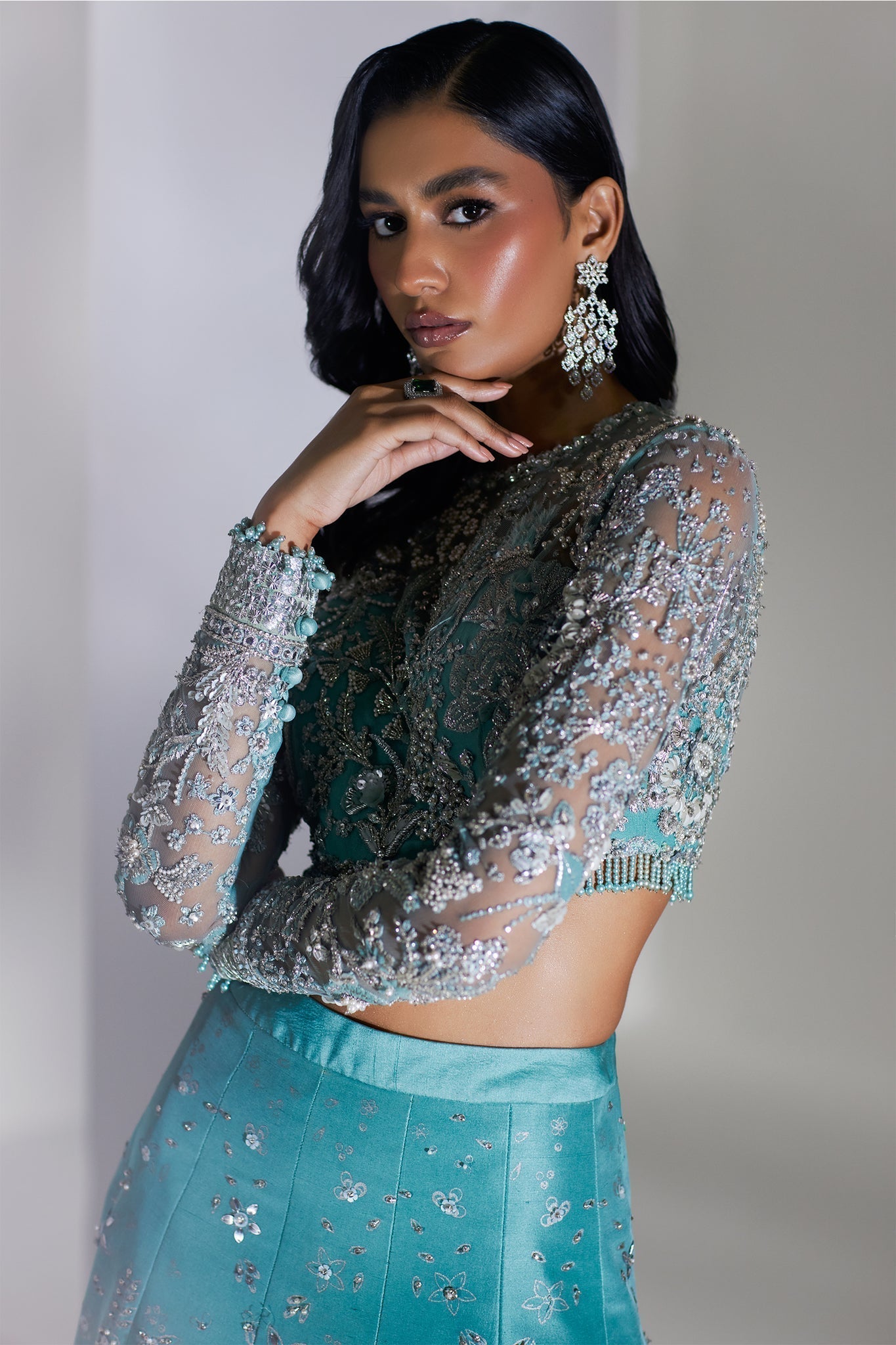 Elan | Luxury Wedding Wears | ÉTINCELLE DE CRISTAL (EP-21007) - House Of Hania