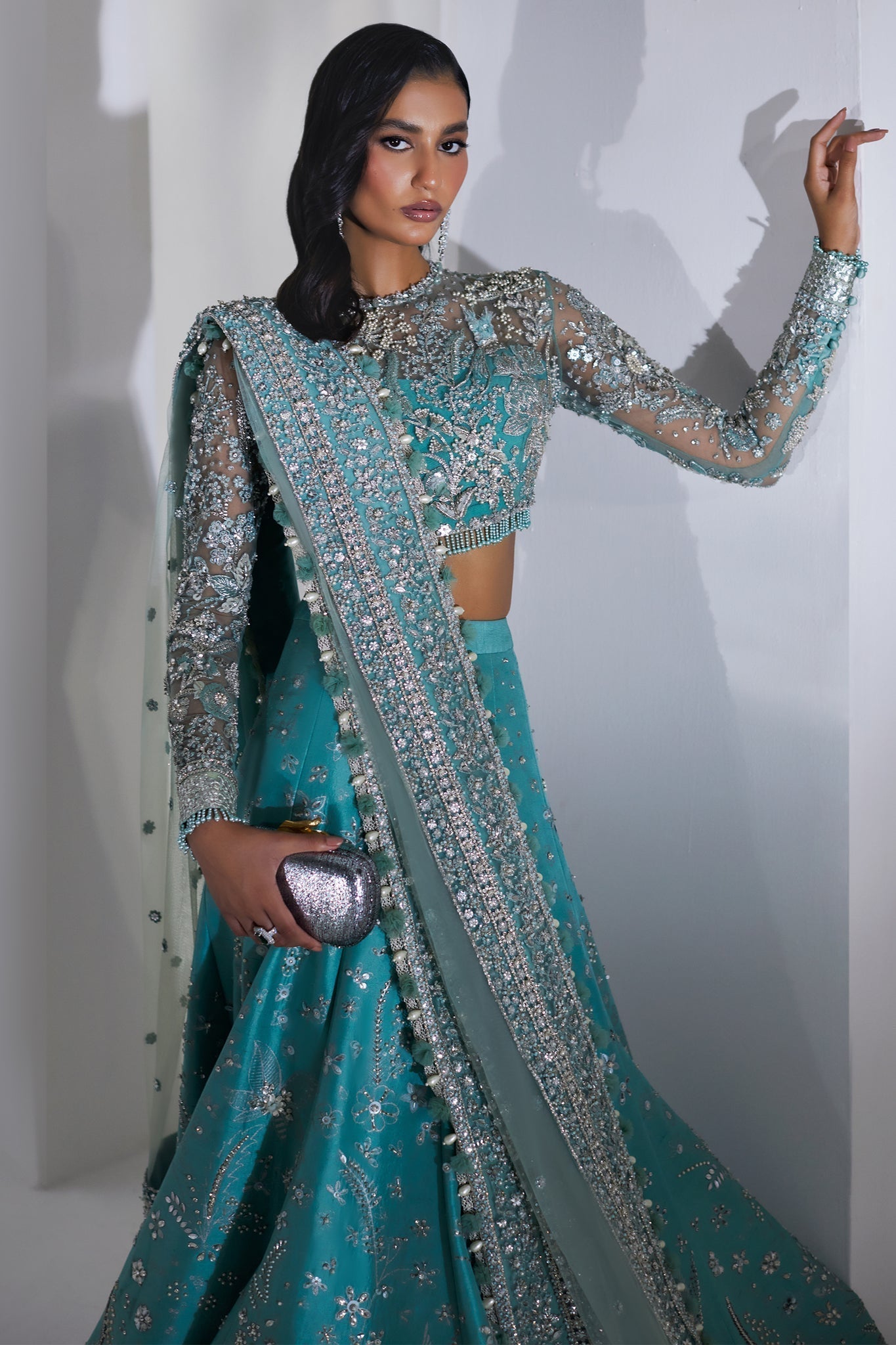 Elan | Luxury Wedding Wears | ÉTINCELLE DE CRISTAL (EP-21007) - House Of Hania