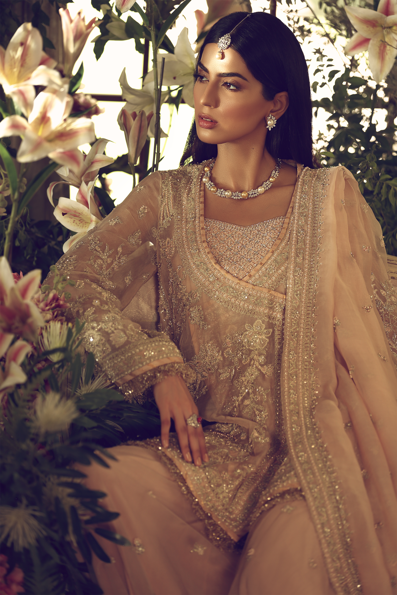 Elan | Rêve d'été Bridals | SETAREH PINK (EB-180666) - House Of Hania