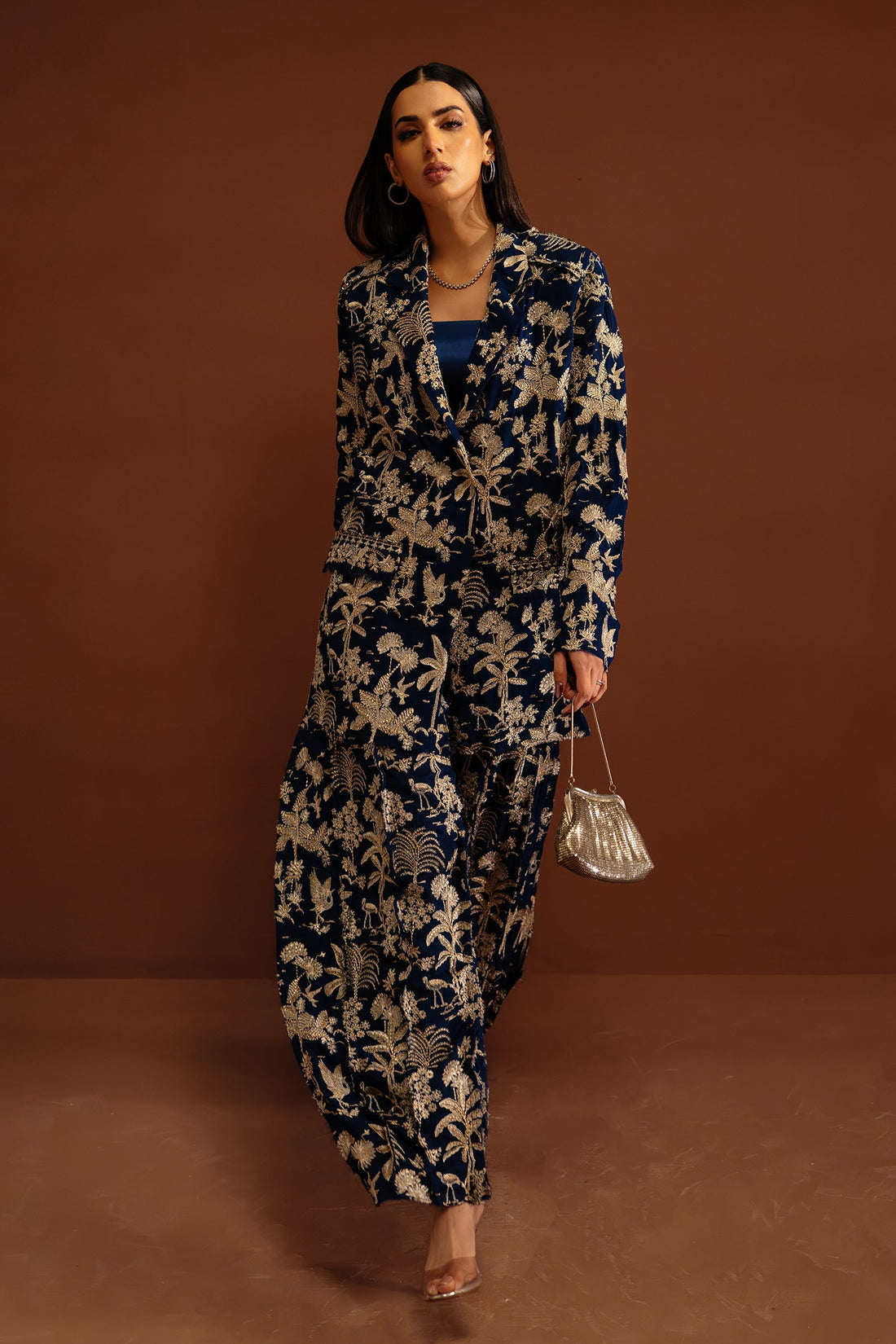 Elan | Tissue De Luxe | AZURE PALAIS (ELF-21418) - House Of Hania