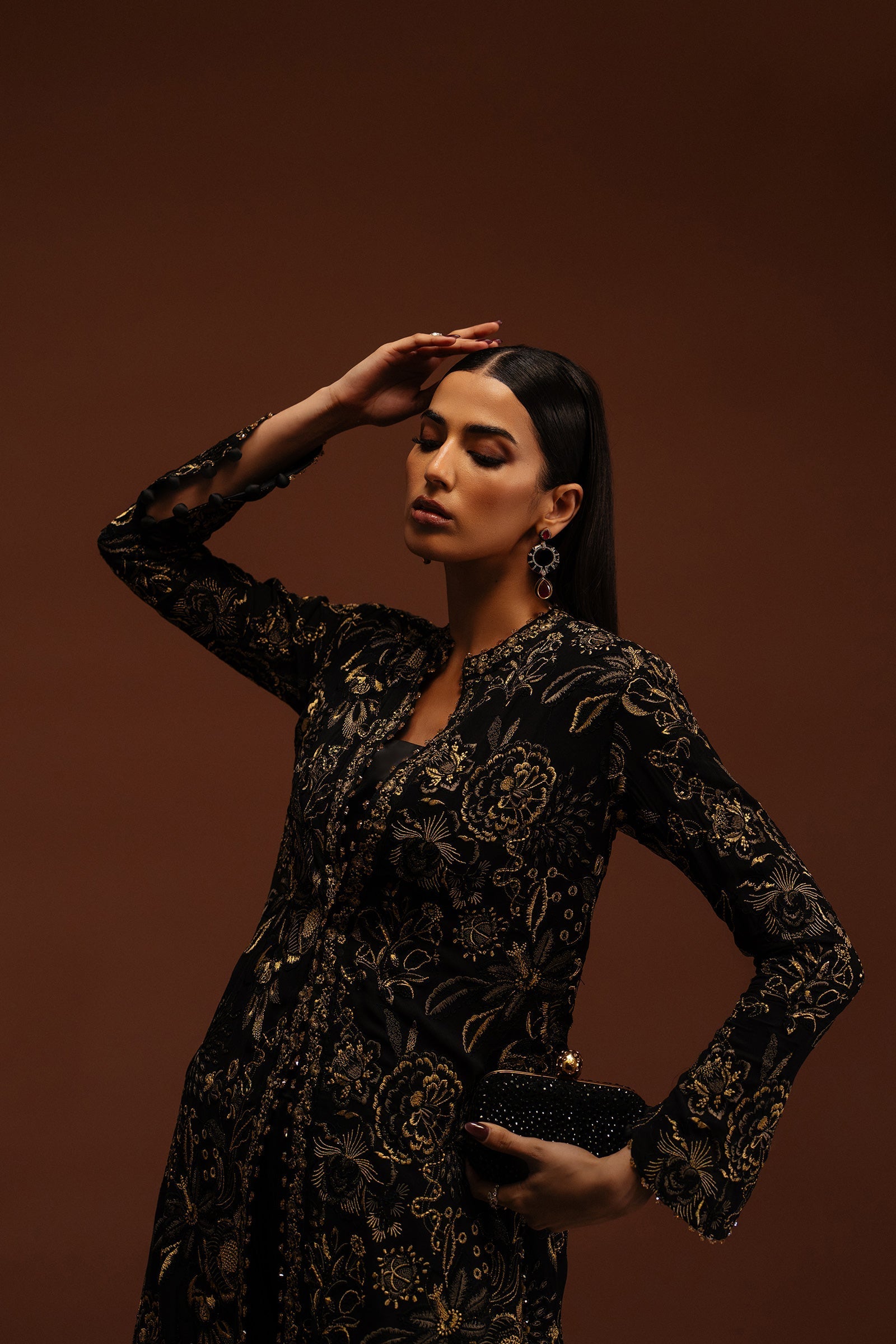 Elan | Tissue De Luxe | ETOILE DOREE (ELF-21413) - House Of Hania