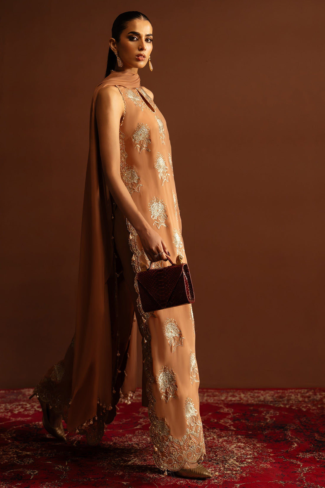 Elan | Tissue De Luxe | LUEUR PECHE (ELF-21414) - House Of Hania