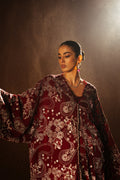 Elan | Tissue De Luxe | ÉTOILE ROUGE (ELF-21416) - House Of Hania