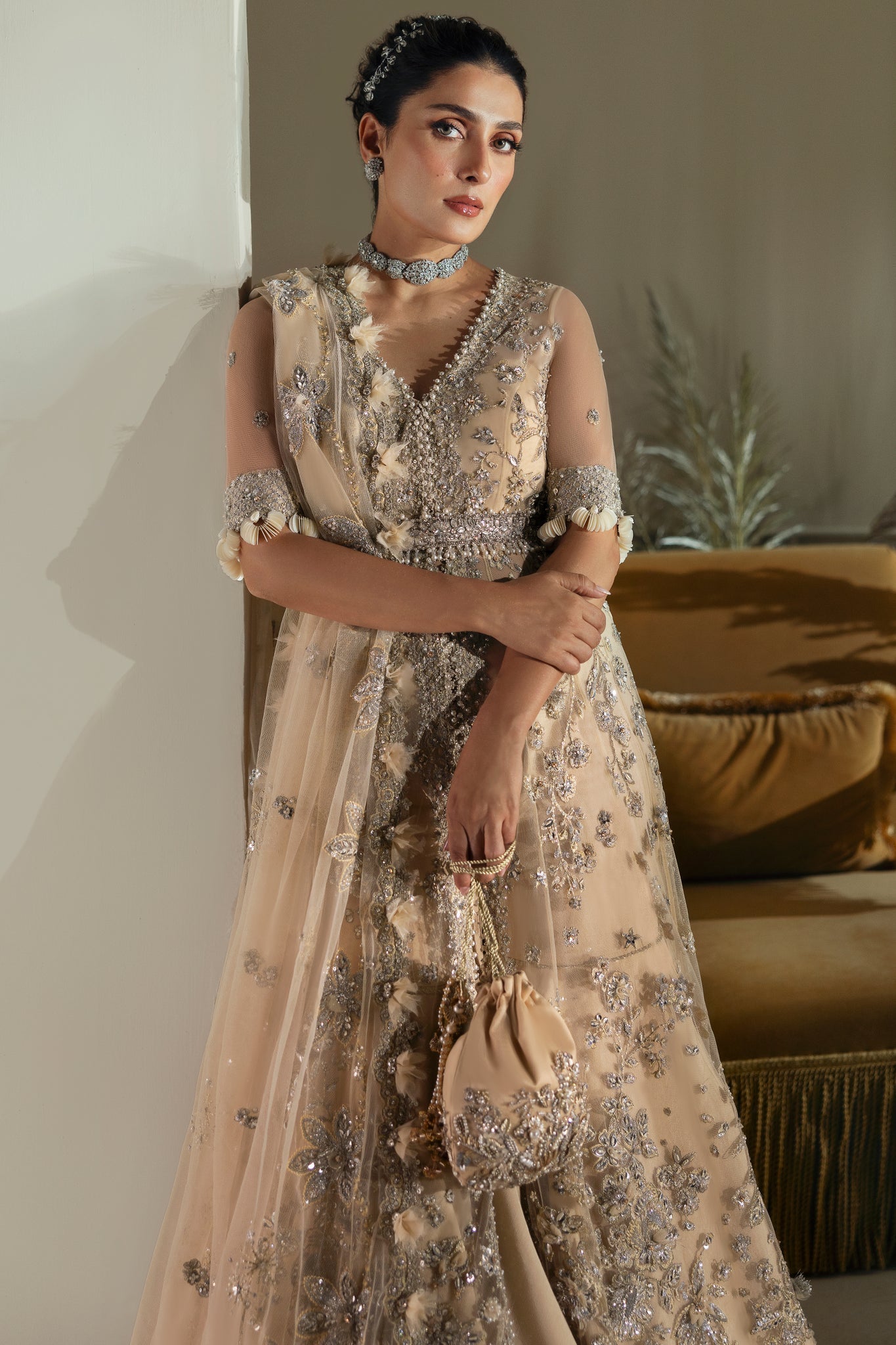 Elan | Wedding Festive 24 | PEARL OF TRANQUILITY (EC24-08) - House Of Hania