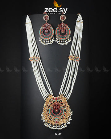 Elegance Mala Necklace - House Of Hania