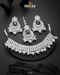 Elisa Silver Necklace - House Of Hania
