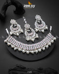 Elisa Silver Necklace - House Of Hania