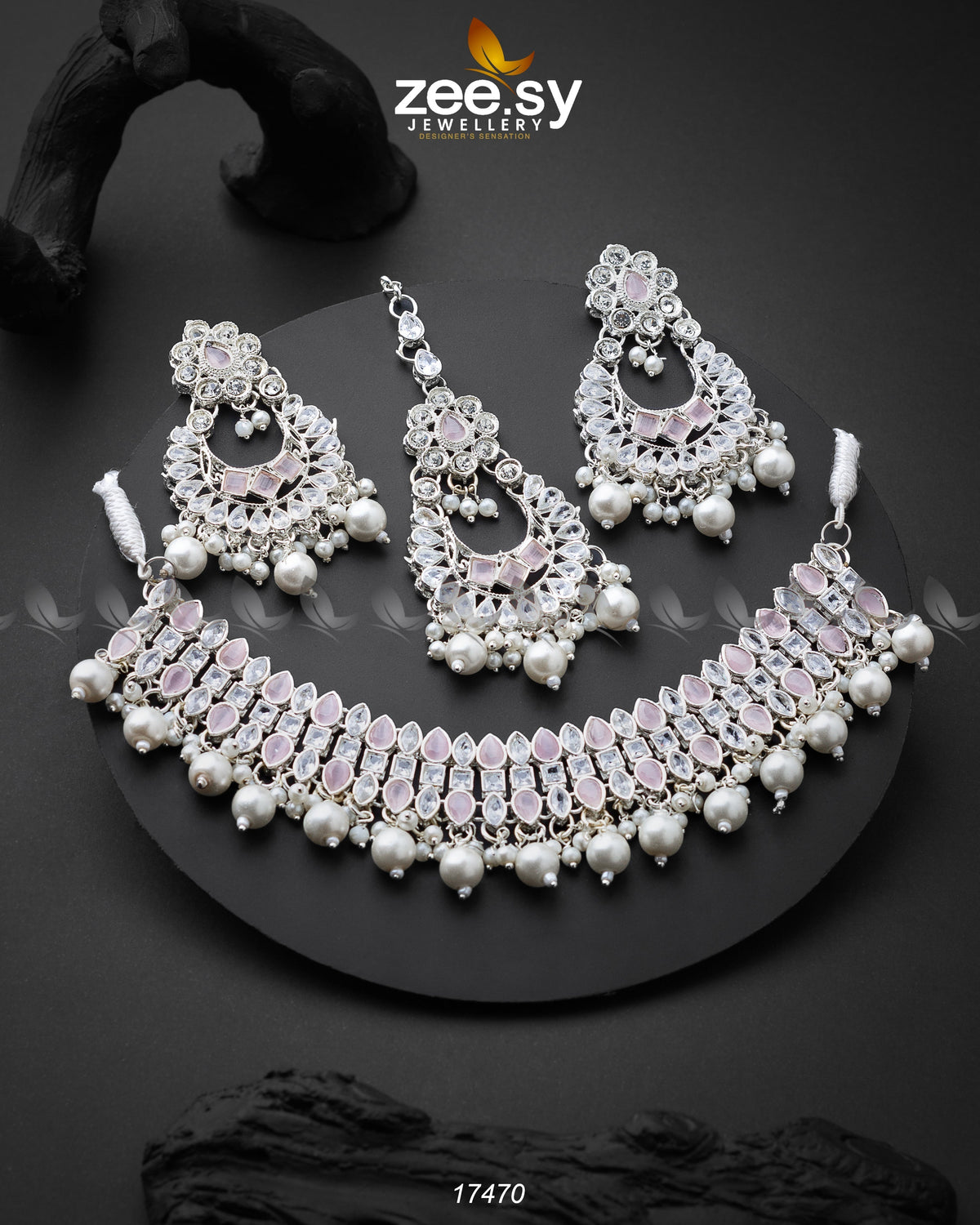Elisa Silver Necklace - House Of Hania