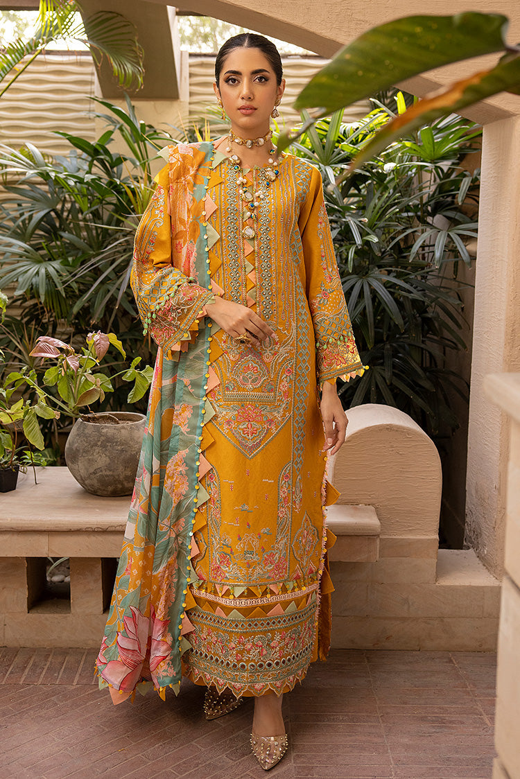 Ellena | Luxury Embroidered Collection | D01 - House Of Hania
