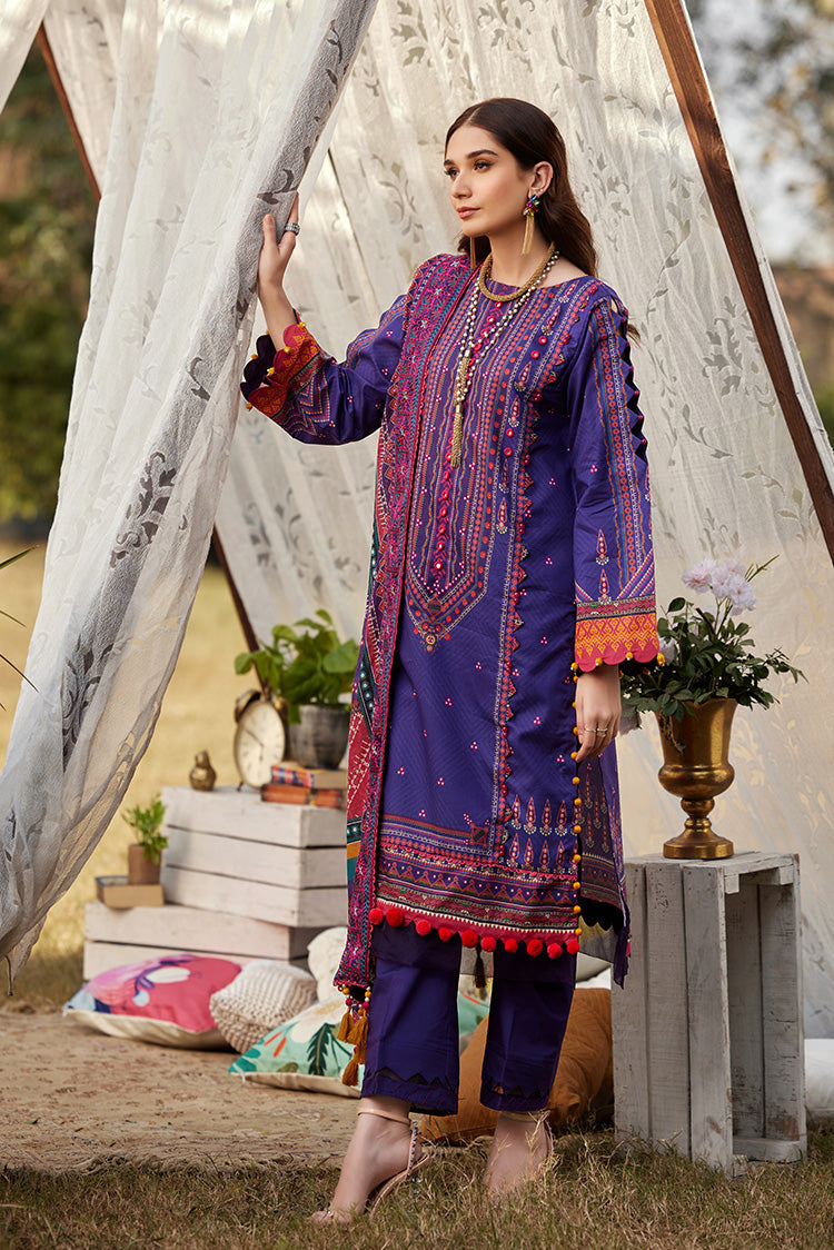 Ellena | Luxury Embroidered Collection | D02 - House Of Hania