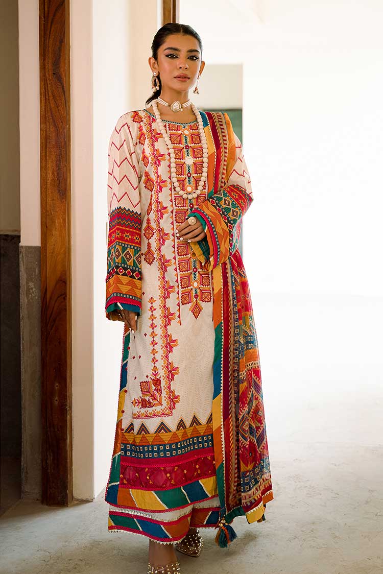 Ellena | Luxury Embroidered Collection | D08 - House Of Hania