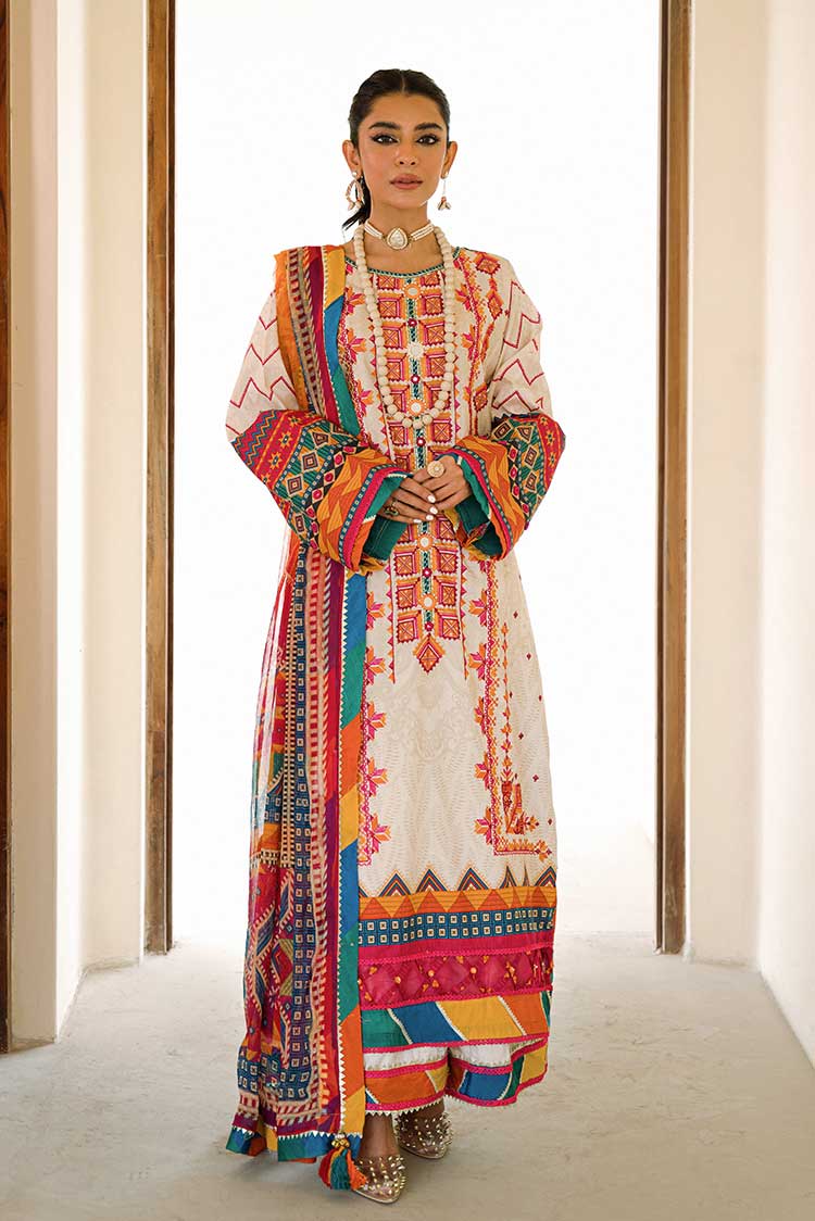 Ellena | Luxury Embroidered Collection | D08 - House Of Hania
