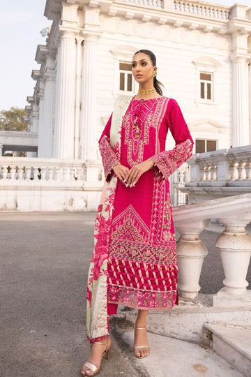 Ellena | Luxury Embroidered Collection | D12 - House Of Hania