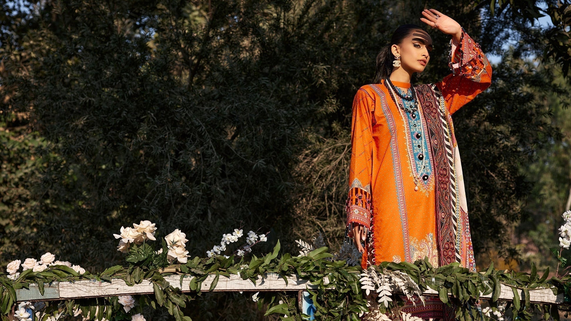Ellena | Luxury Embroidered Collection | D13 - House Of Hania