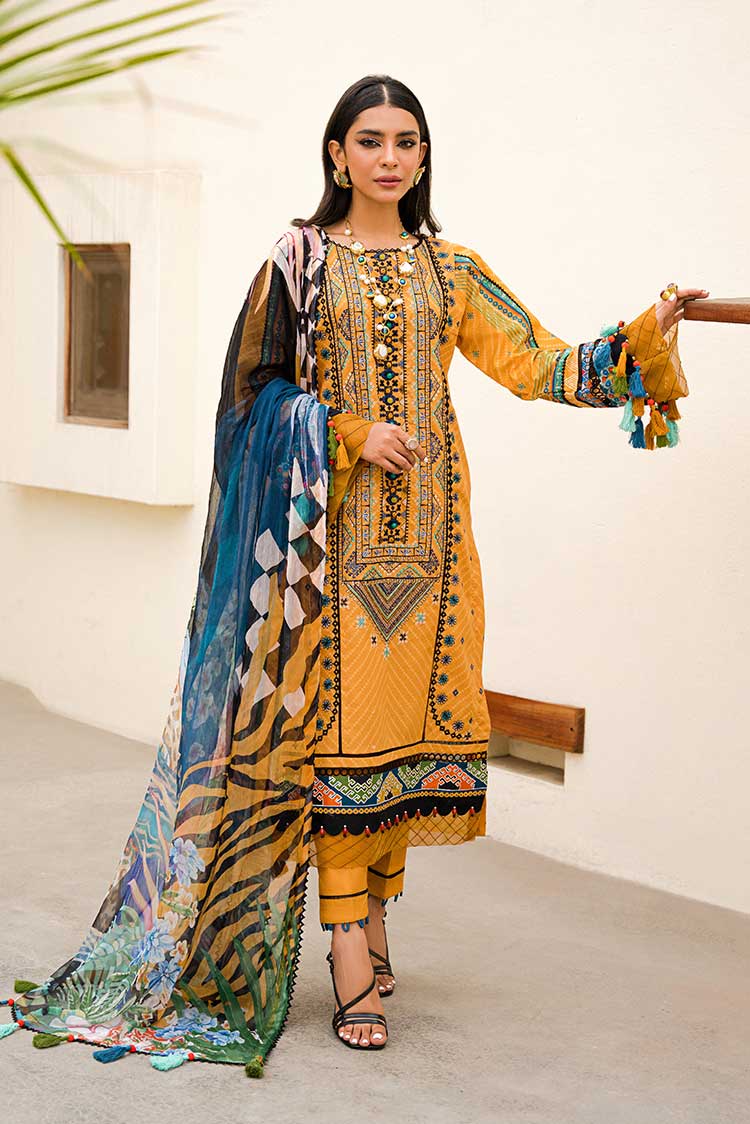 Ellena | Luxury Embroidered Collection | D14 - House Of Hania