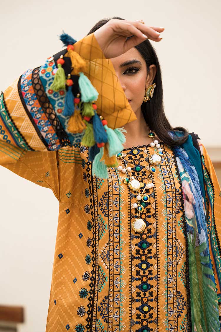 Ellena | Luxury Embroidered Collection | D14 - House Of Hania