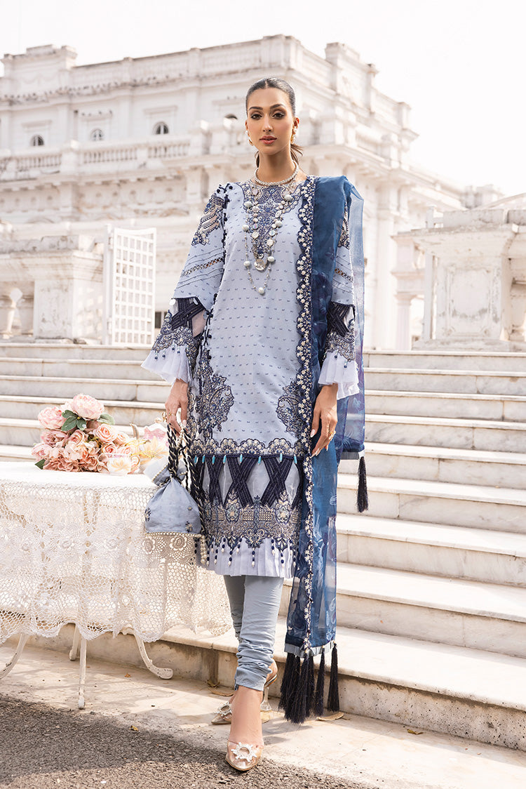 Ellena | Luxury Embroidered Collection | D22 - House Of Hania