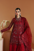 Emaan Adeel | Celestique Formals 25 | SCARLET - House Of Hania