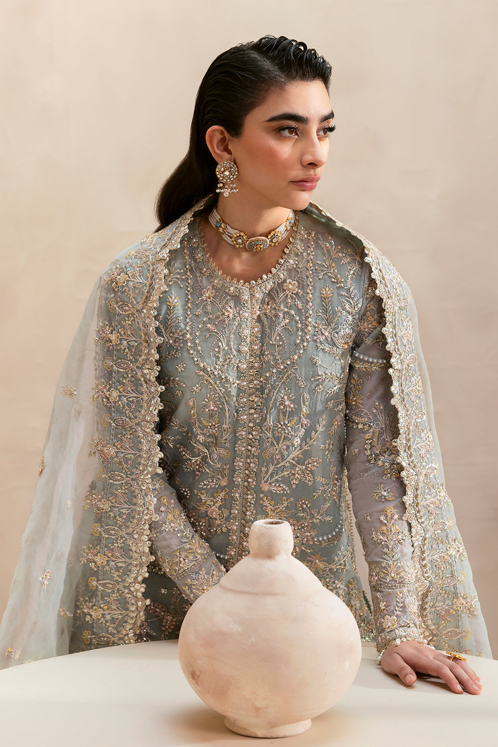 Emaan Adeel | Clay Couture | SILVELLA - House Of Hania