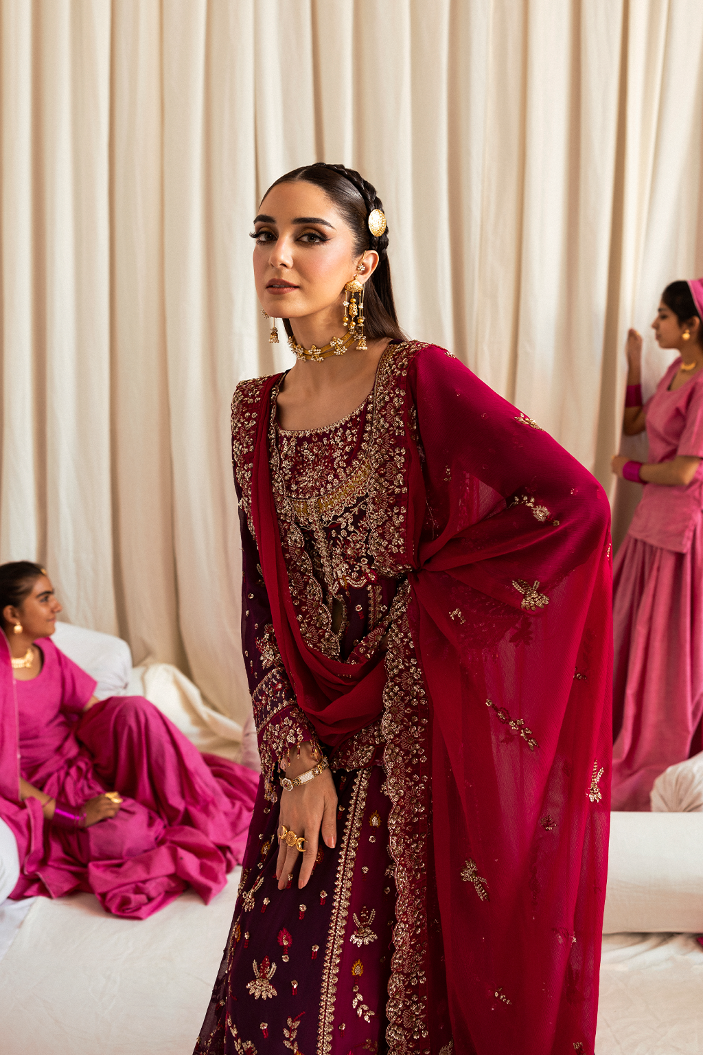Emaan Adeel I The Empress Wedding Formals I AVORIA - House Of Hania
