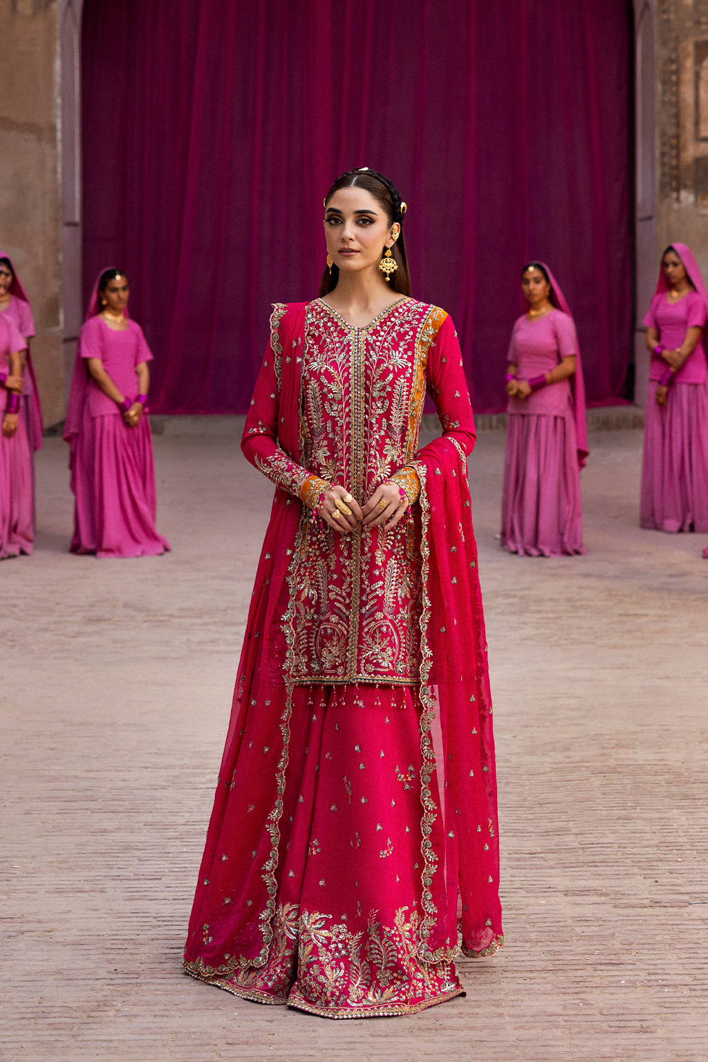 Emaan Adeel I The Empress Wedding Formals I  IMAELISSA - House Of Hania