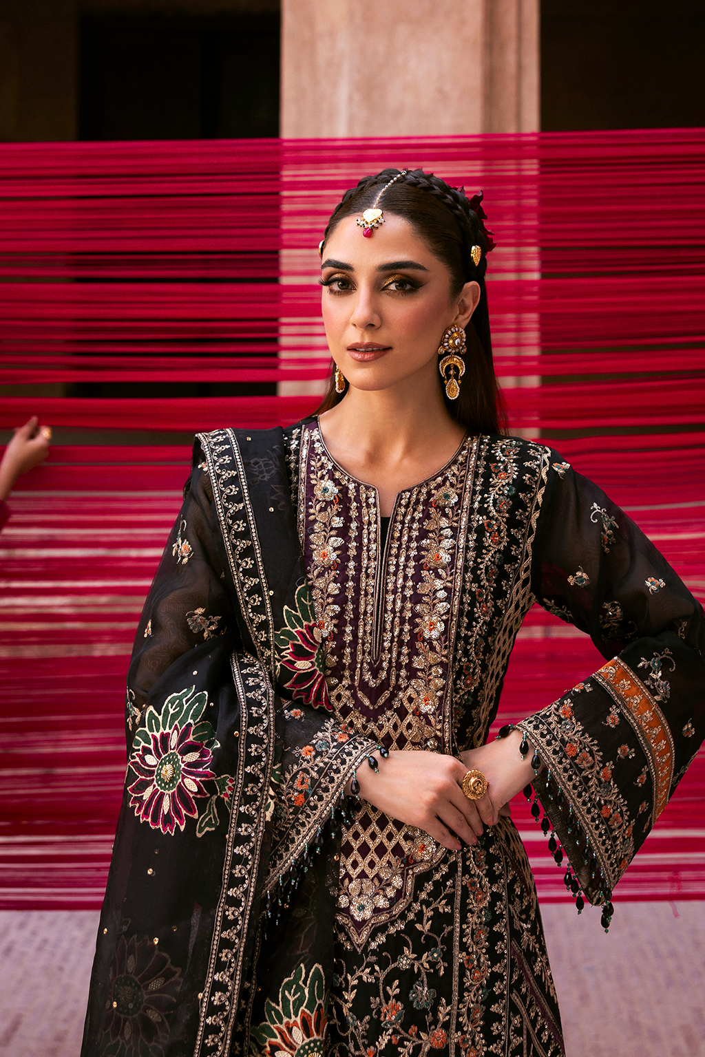 Emaan Adeel I The Empress Wedding Formals I NOCTELLE - House Of Hania