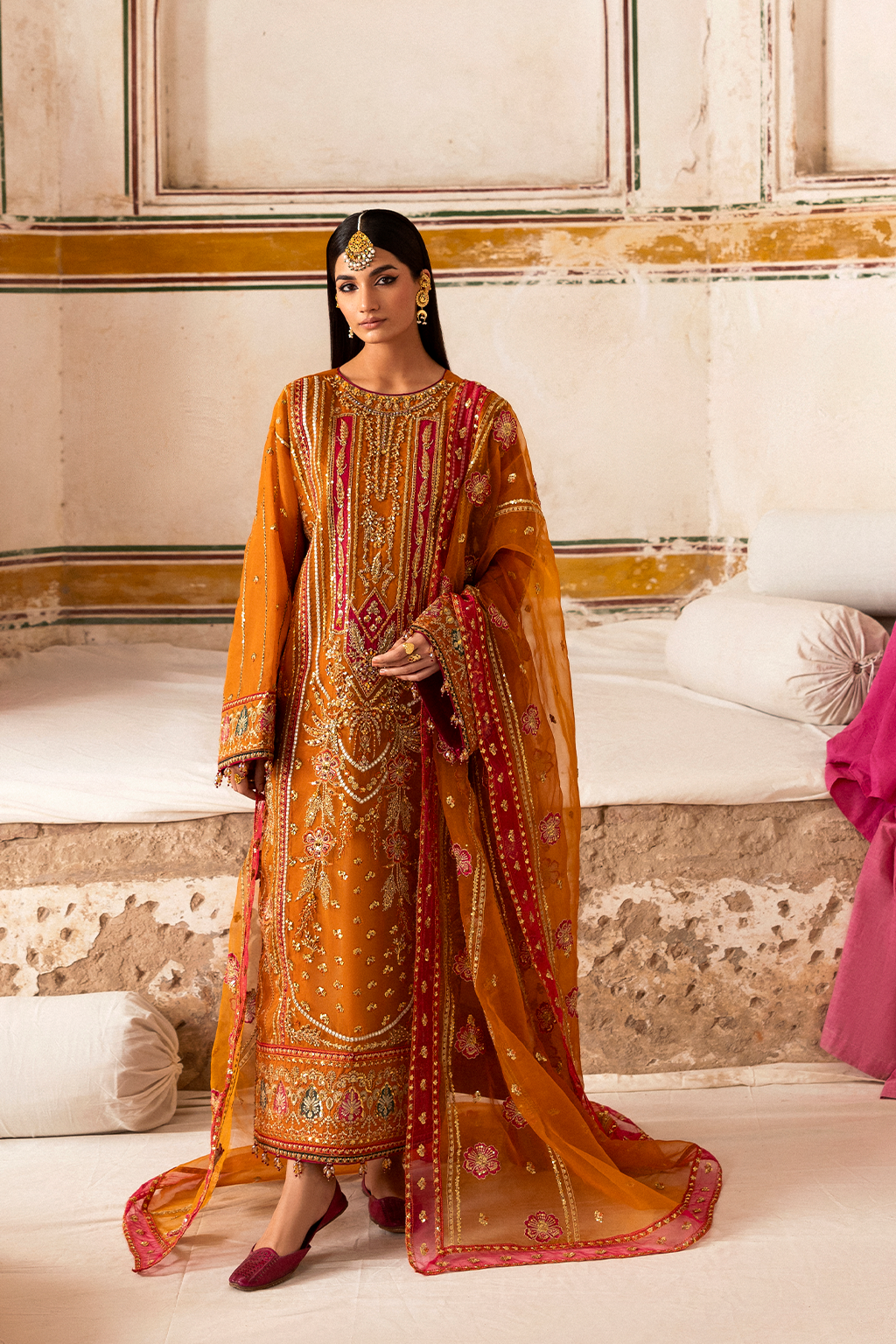 Emaan Adeel I The Empress Wedding Formals I SOLMIRA - House Of Hania