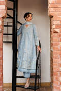 Emaan Adeel | Mirabelle Festive Luxury Lawn | BLISSFUL DREAMS - House Of Hania