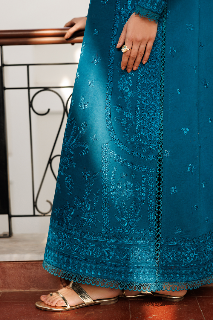 Emaan Adeel | Mirabelle Festive Luxury Lawn | FLORAISON - House Of Hania