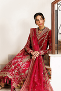 Emaan Adeel | Mirabelle Festive Luxury Lawn | GARDENIA GLOW - House Of Hania